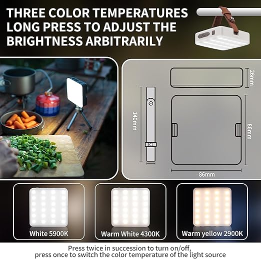 Naturehike LED Camping Light 9000mAh 1300LM 180H Rechargeable - Image 5