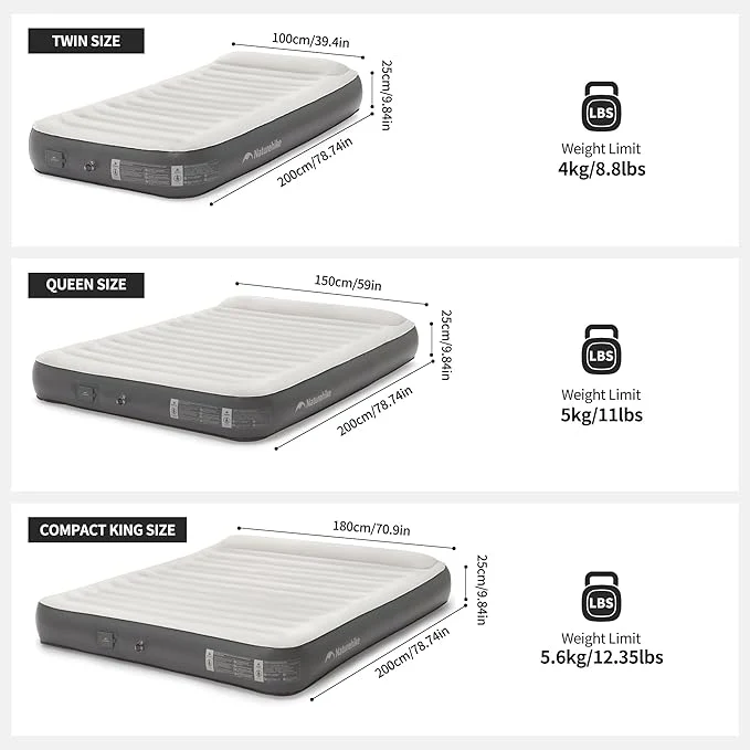Naturehike Morning View Air Mattress Built In Pump Camping Bed - Image 2