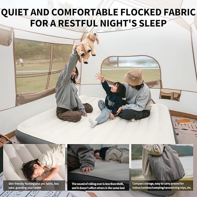 Naturehike Morning View Air Mattress Built In Pump Camping Bed - Image 7