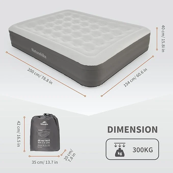 Naturehike Morning View Air Mattress Built In Pump Camping Bed - Image 9