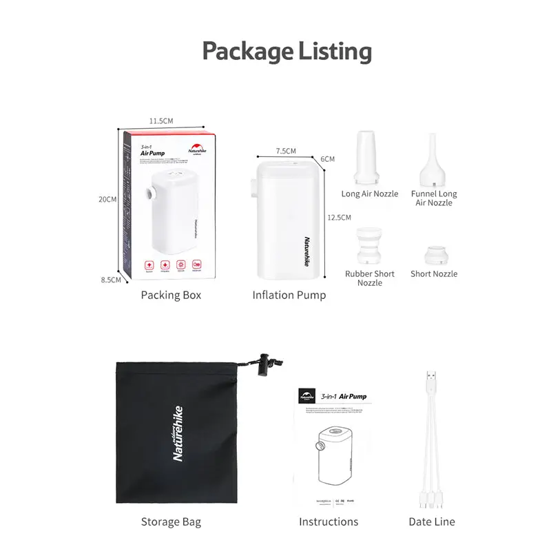 Multifunctional Mini Outdoor Air Pump - Image 7