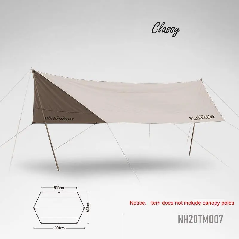 Naturehike Awning Large Cotton Canopy Tent - Image 7