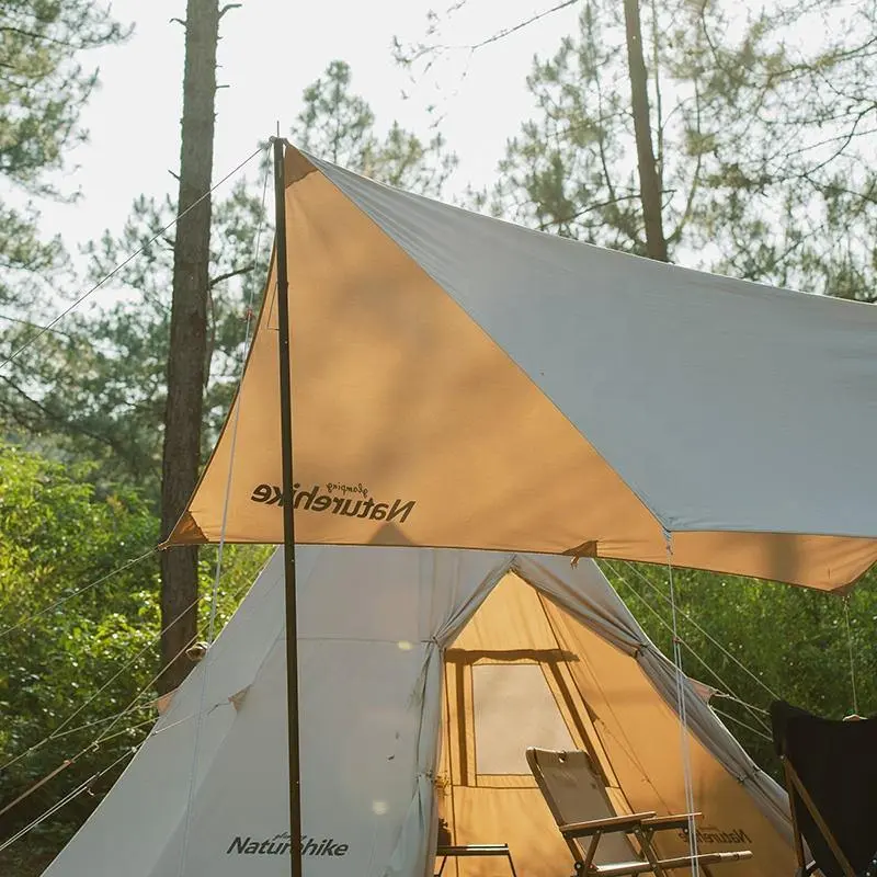 Hexagon Canvas Camping Tarp - Image 2