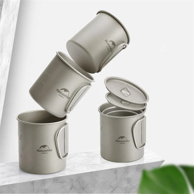 Naturehike Outdoor Ultralight Pure Titanium Cup Bowl - Image 10