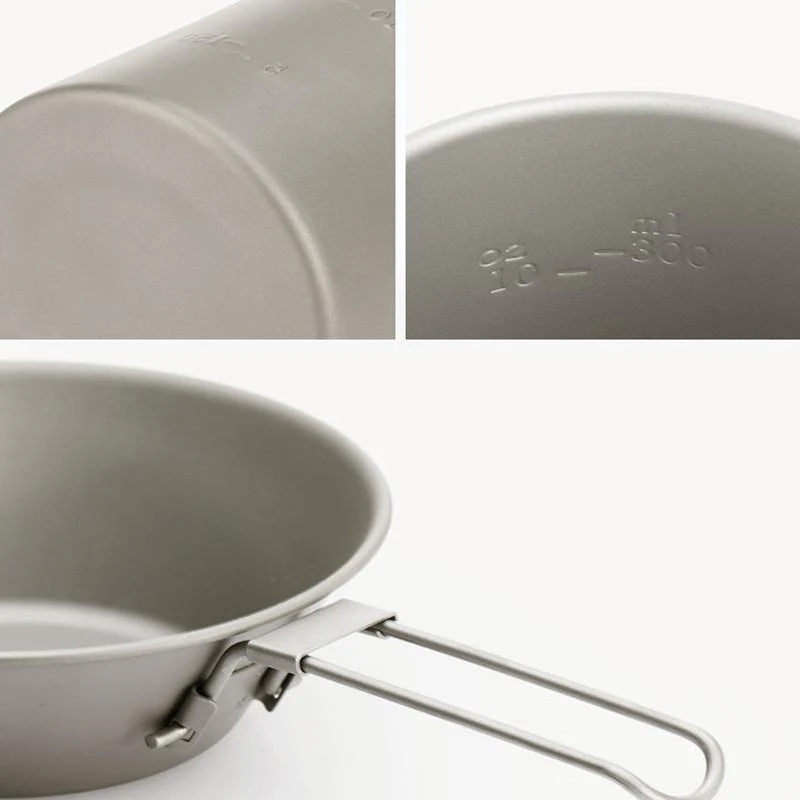 Naturehike Outdoor Ultralight Pure Titanium Cup Bowl - Image 12