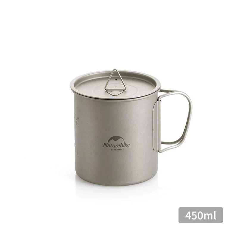 Naturehike Outdoor Ultralight Pure Titanium Cup Bowl - Image 5