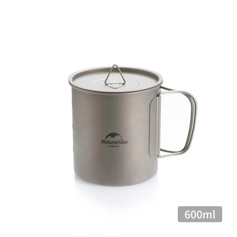 Naturehike Outdoor Ultralight Pure Titanium Cup Bowl - Image 6