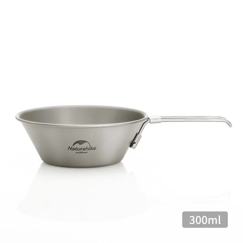 Naturehike Outdoor Ultralight Pure Titanium Cup Bowl - Image 7