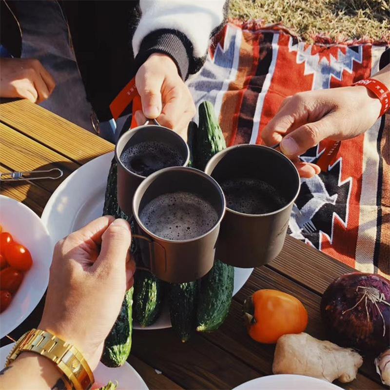 Naturehike Outdoor Ultralight Pure Titanium Cup Bowl - Image 8