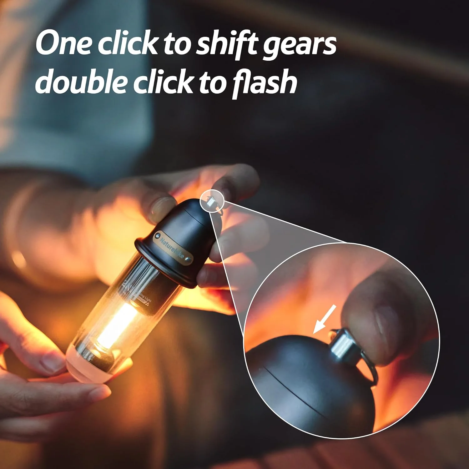 Naturehike Portable Rechargeable Camping Lamp IPX4 Waterproof Tent Light - Image 4