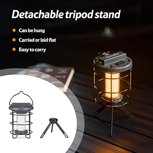 Naturehike Rechargeable Camping Light Portable Lantern with Hook - Image 4