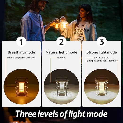 Naturehike Rechargeable Camping Light Portable Lantern with Hook - Image 6