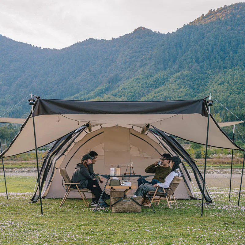 Naturehike Tunnel Camping Tent with Snow Skirt - Image 7