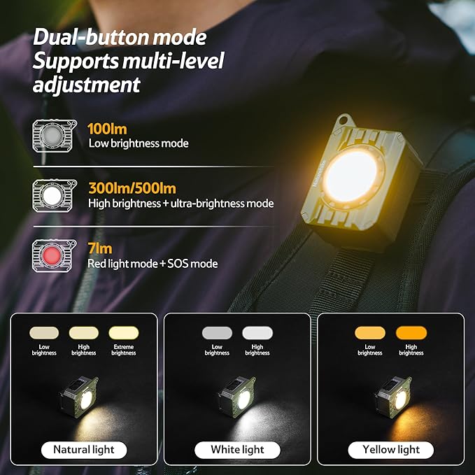 Naturehike Ultralight Camping Lamp 1100mAh IP44 - Image 8