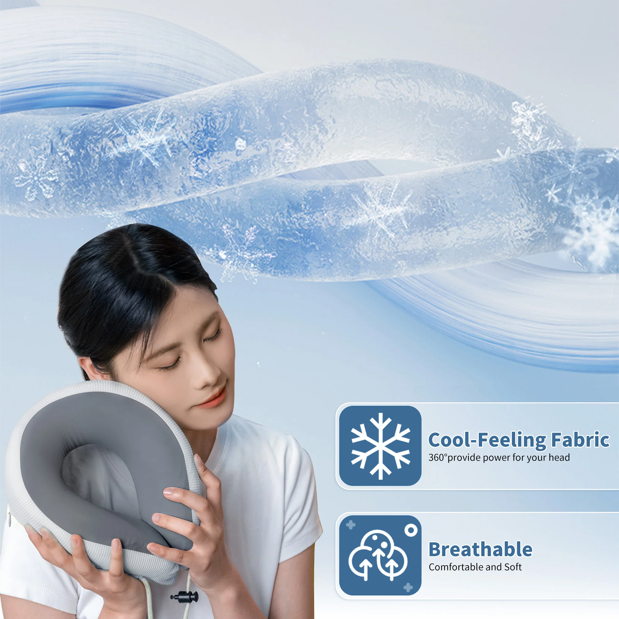 Naturehike Xinyue Memory Foam Travel Pillow - Image 4