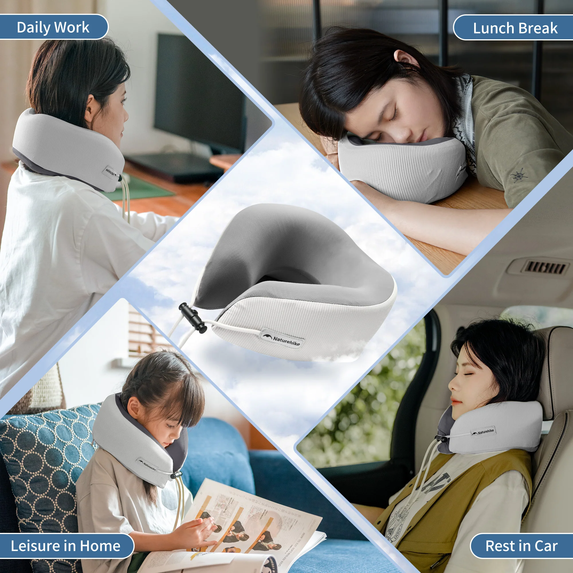 Naturehike Xinyue Memory Foam Travel Pillow - Image 6
