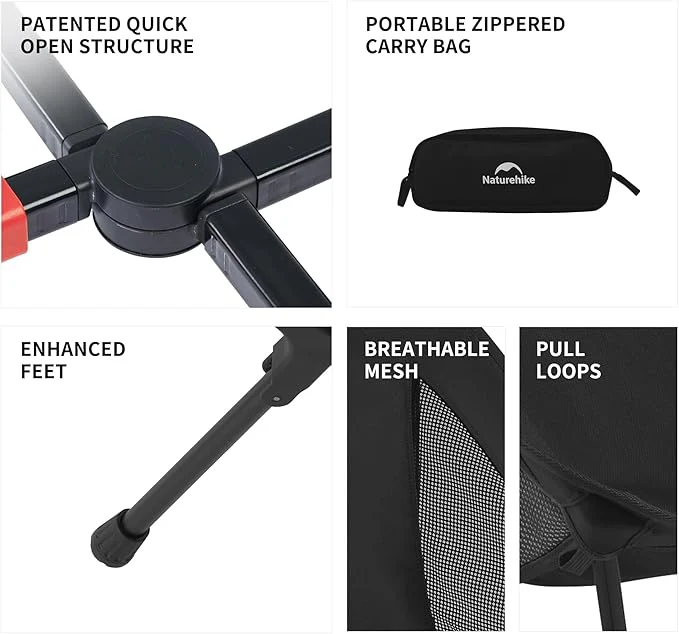 PeakLite™ YL01 Ultralight Auto-Snap Pop-Up Camping Chair - Image 10