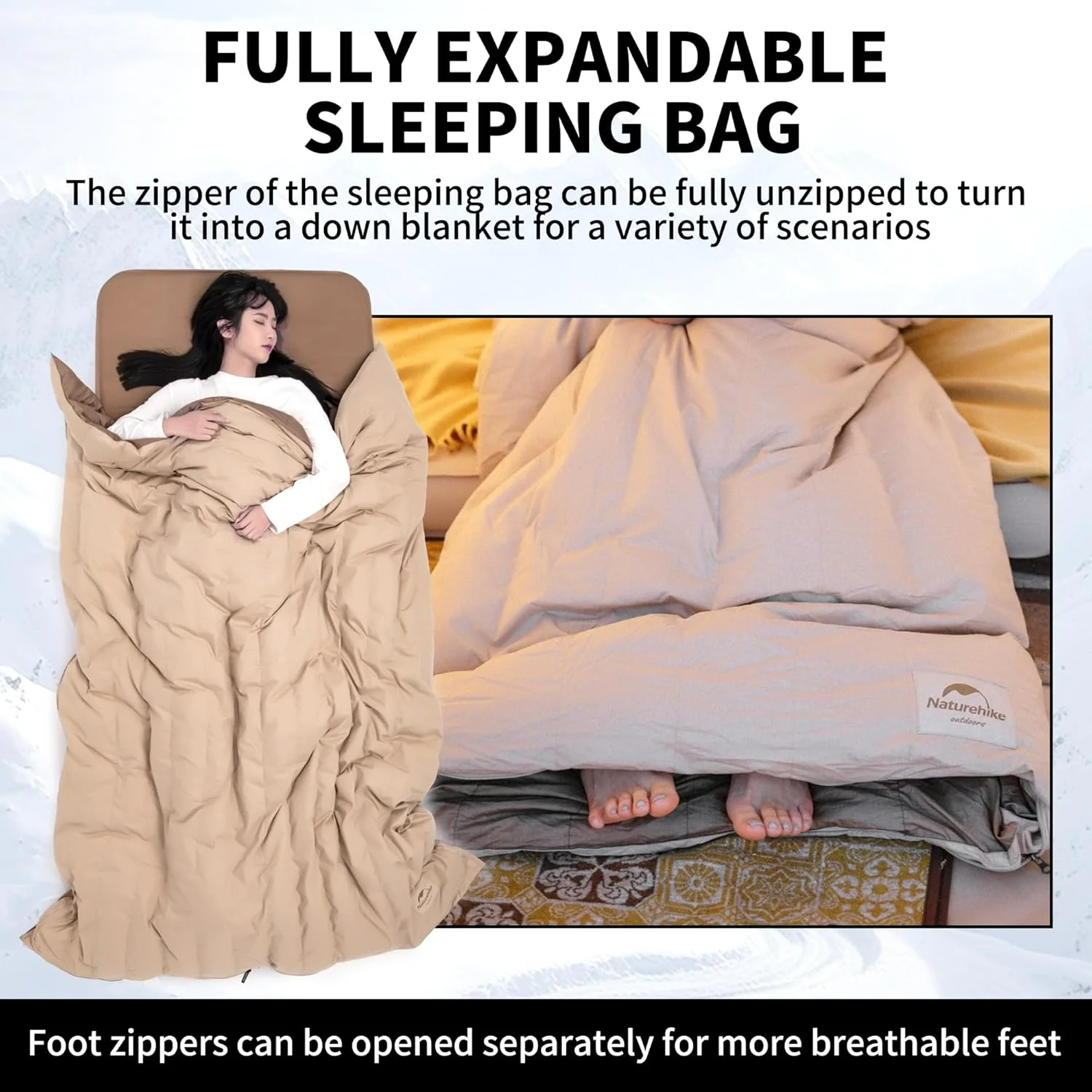 Naturehike Yunjin LD460 Down Sleeping Bag - Image 6