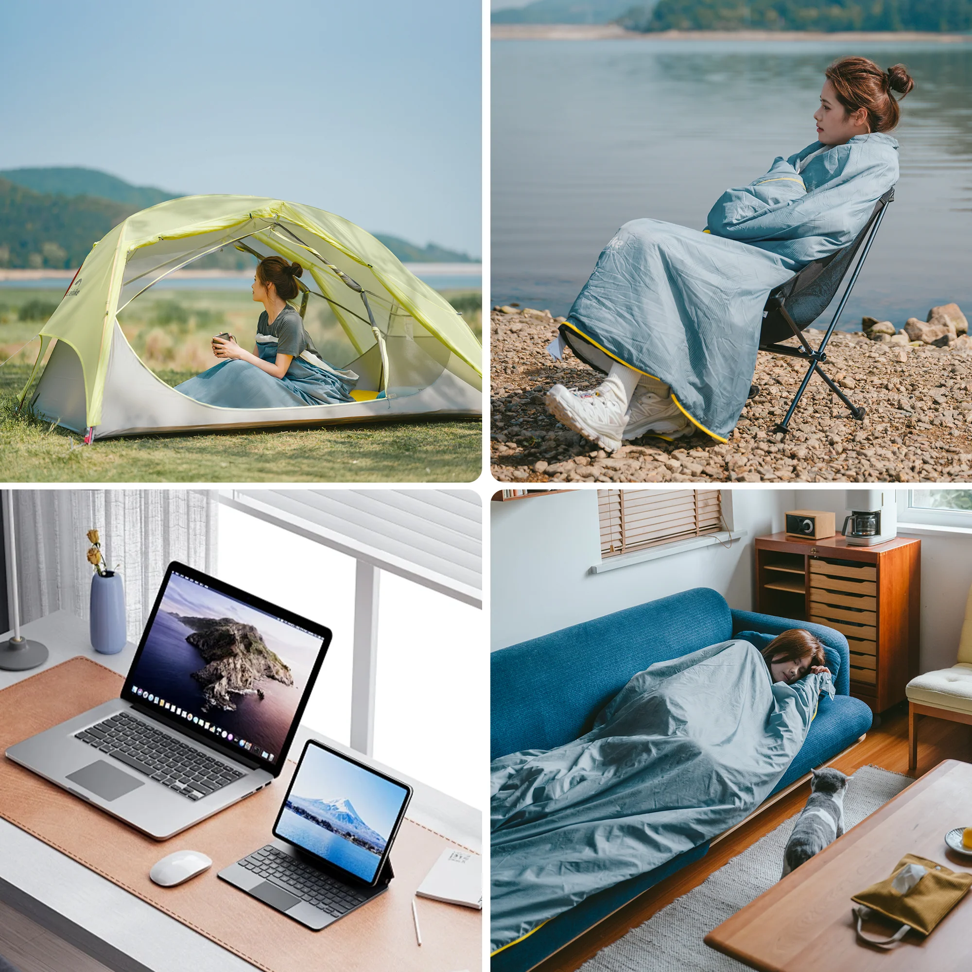 NatureSea™ Lightweight Comfortable Sleeping Bag 51.8°F / 11°C - Image 8