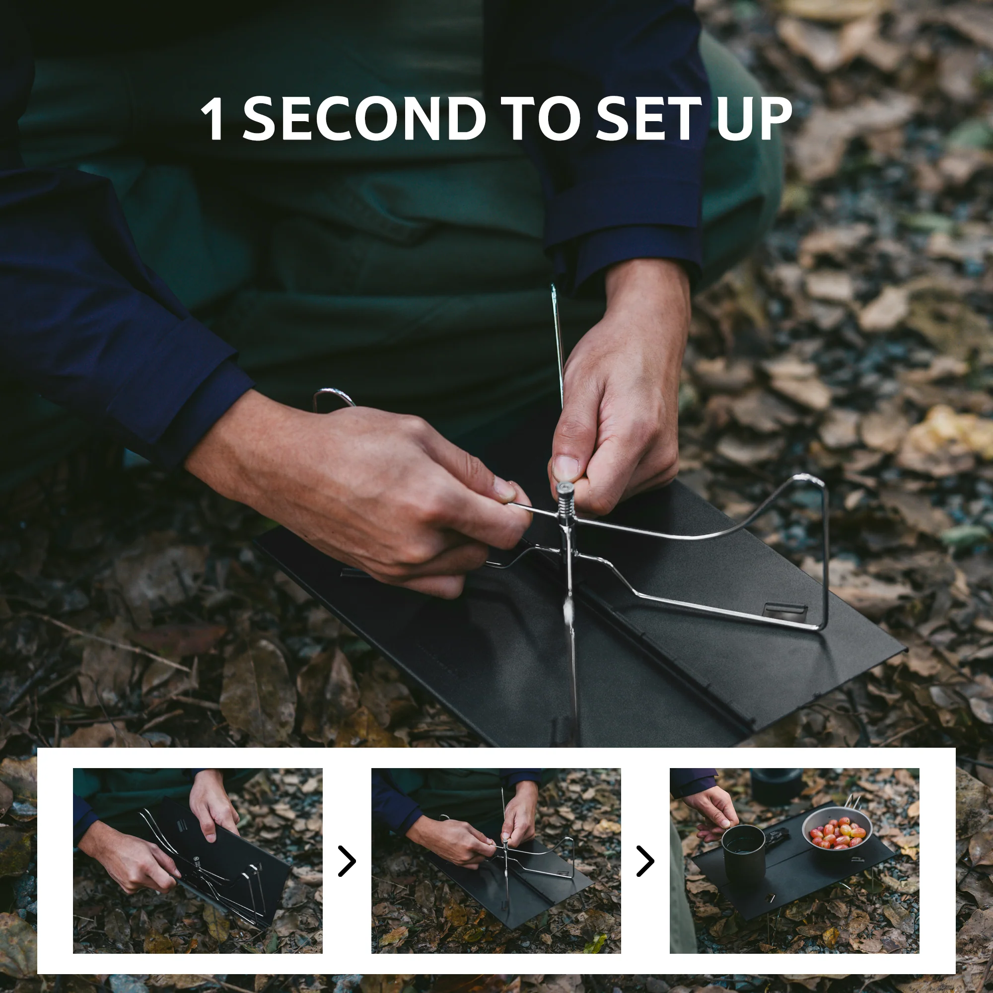 PeakLite™ X01 Portable Folding Camping Table - Image 3