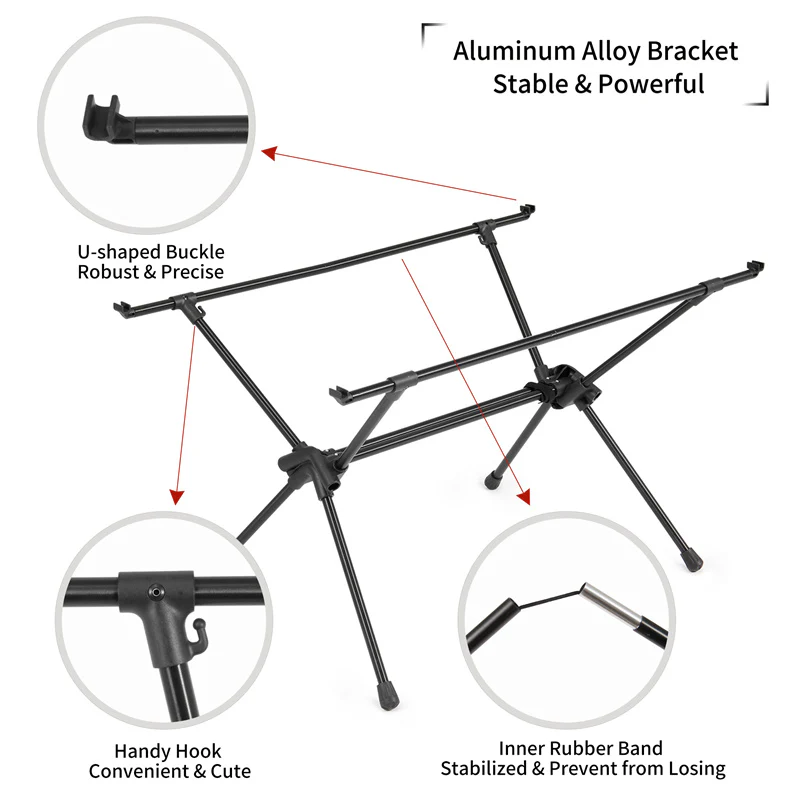 PeakLite™ FT11 Detachable Aluminum Camping Table - Image 4