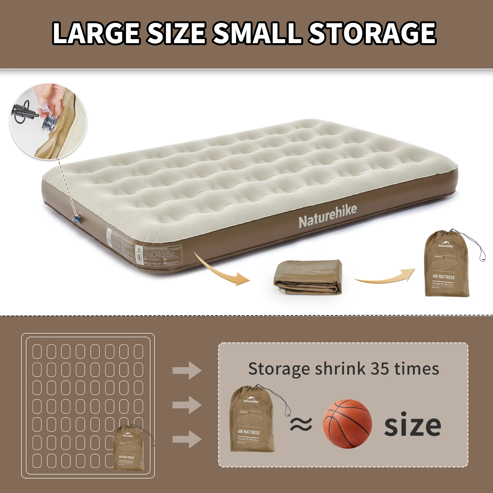 PVC Air Camping Pad with Pump Luxury - Image 12
