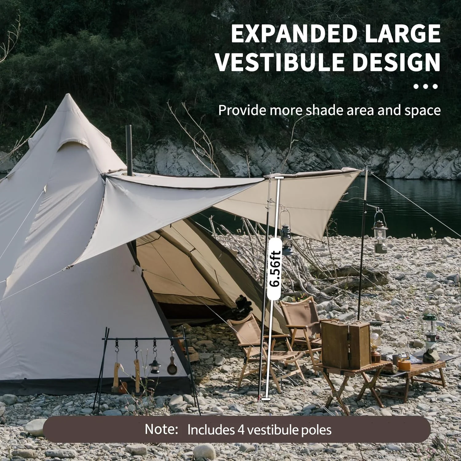 Ranch 8 Teepee 4 Season Tent - Image 6