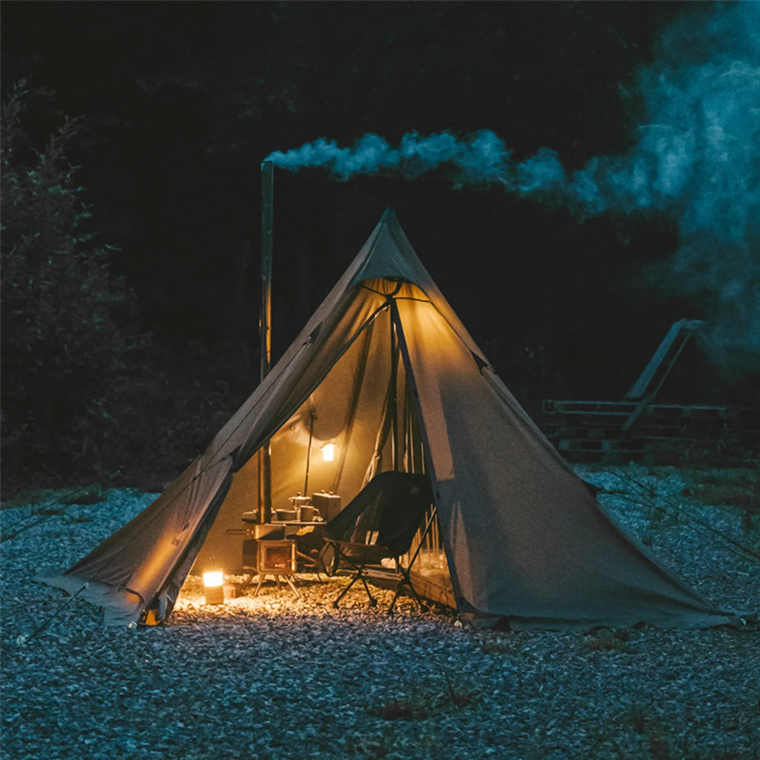 Ranch Fire™ 4-Person Pyramid Hot Tent - Image 10