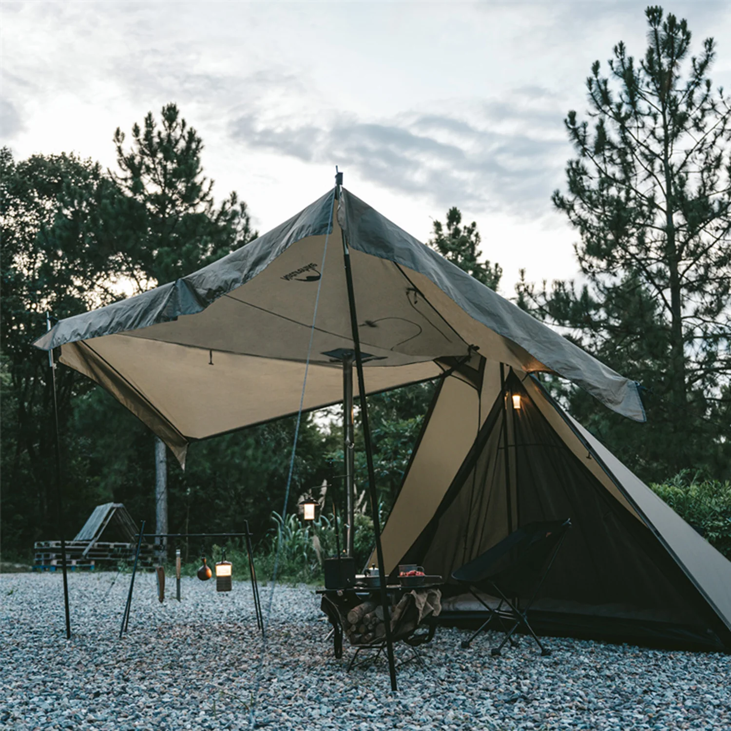 Ranch Fire™ 4-Person Pyramid Hot Tent - Image 11