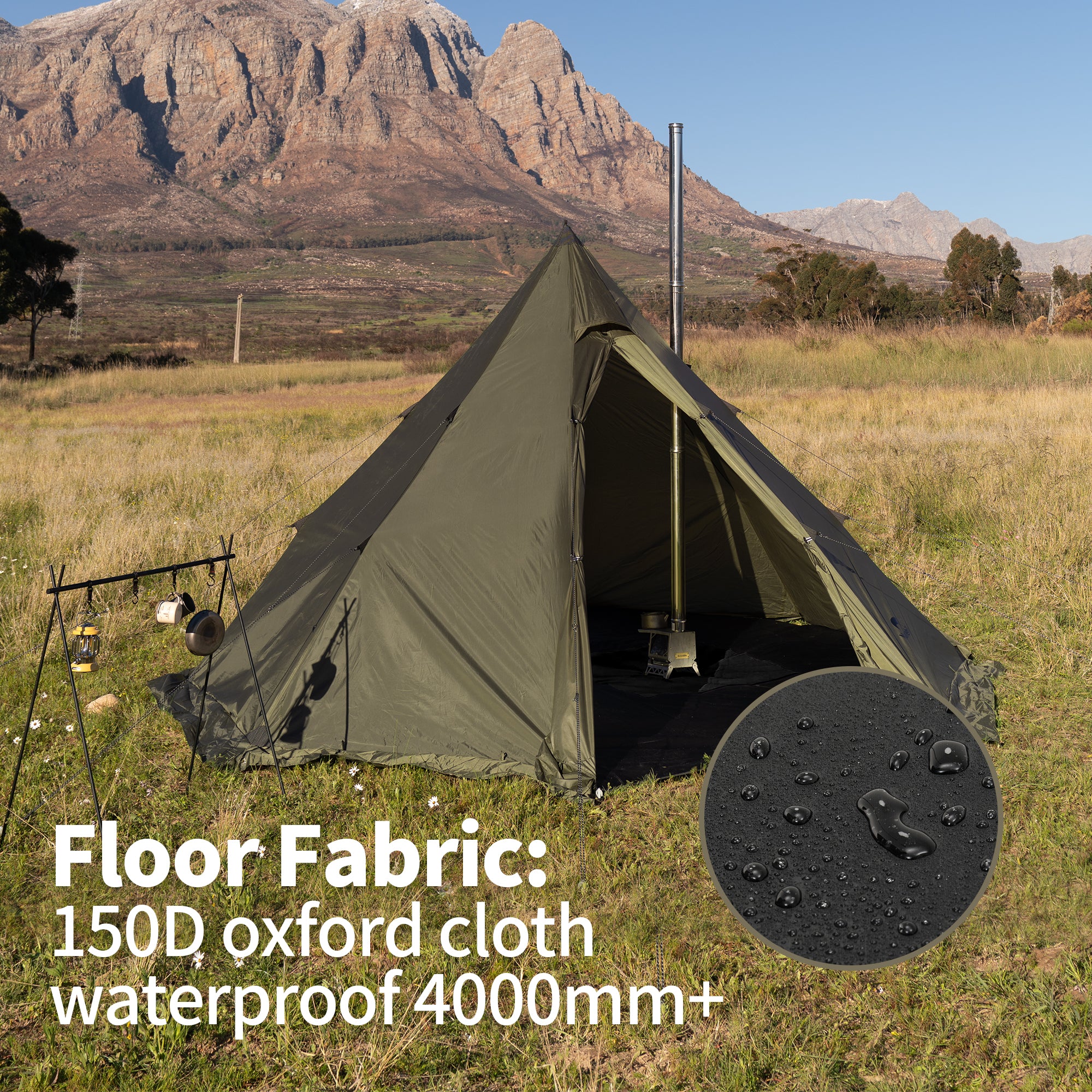 Ranch Fire⢠6-Person Octagonal Hot Tent - Image 11
