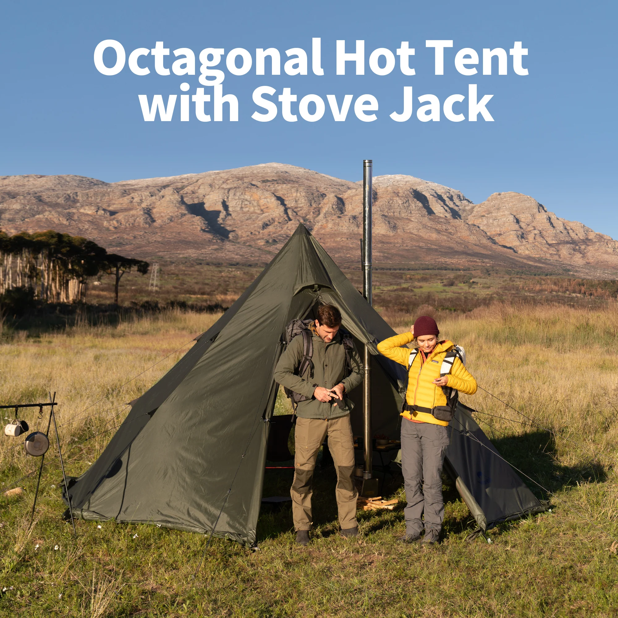 Ranch Fire⢠6-Person Octagonal Hot Tent - Image 5