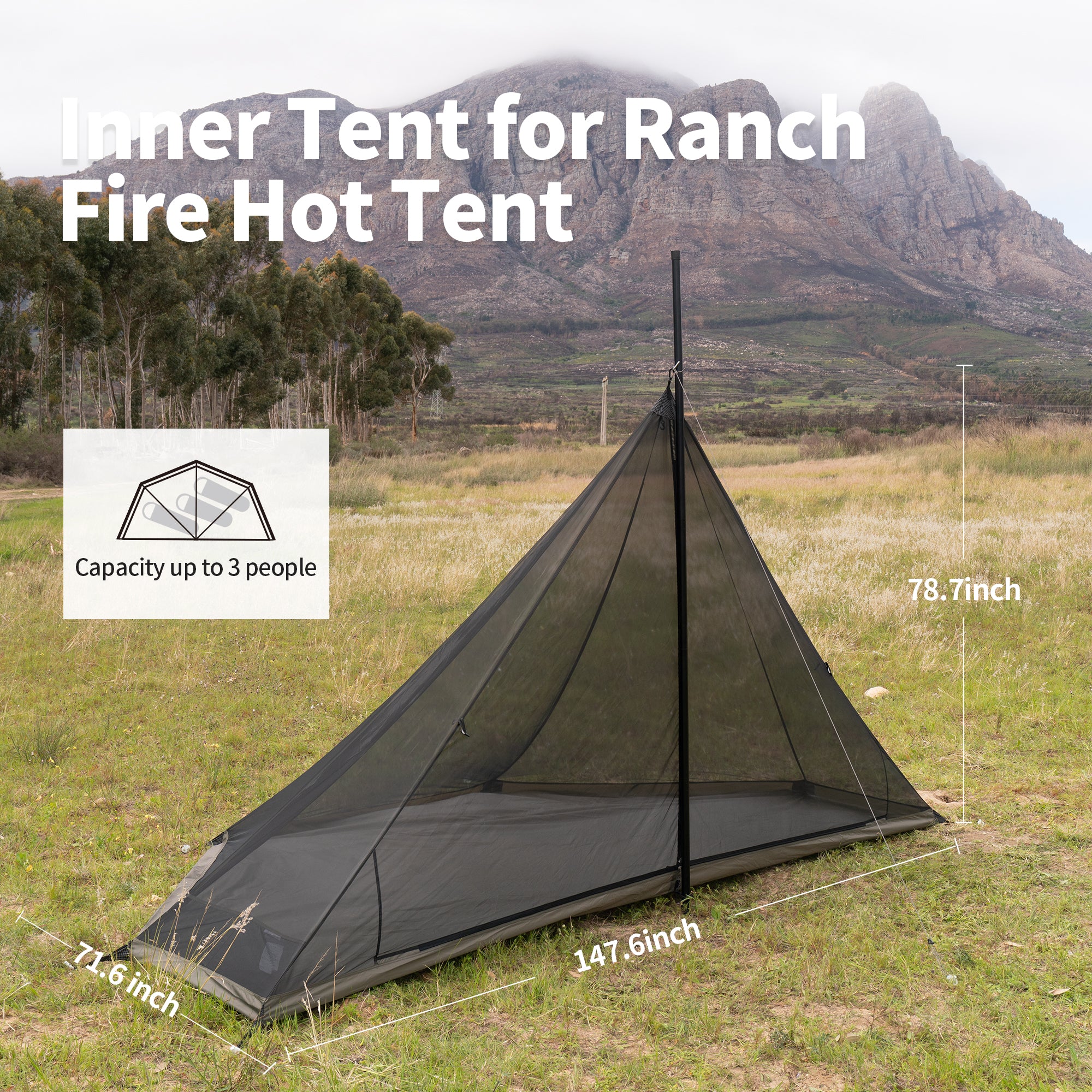 Ranch Fire⢠6-Person Octagonal Hot Tent - Image 9