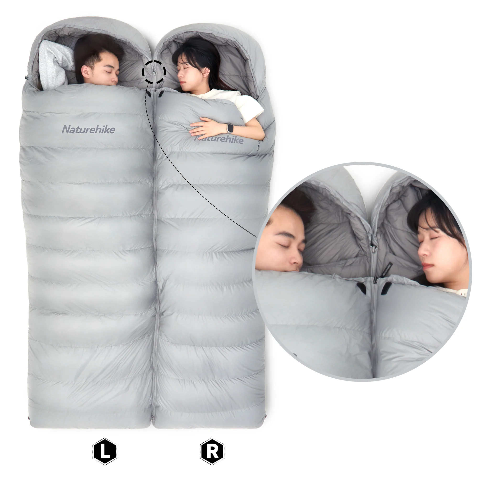 RM Hooded Envelope Cotton Sleeping Bag - Image 6