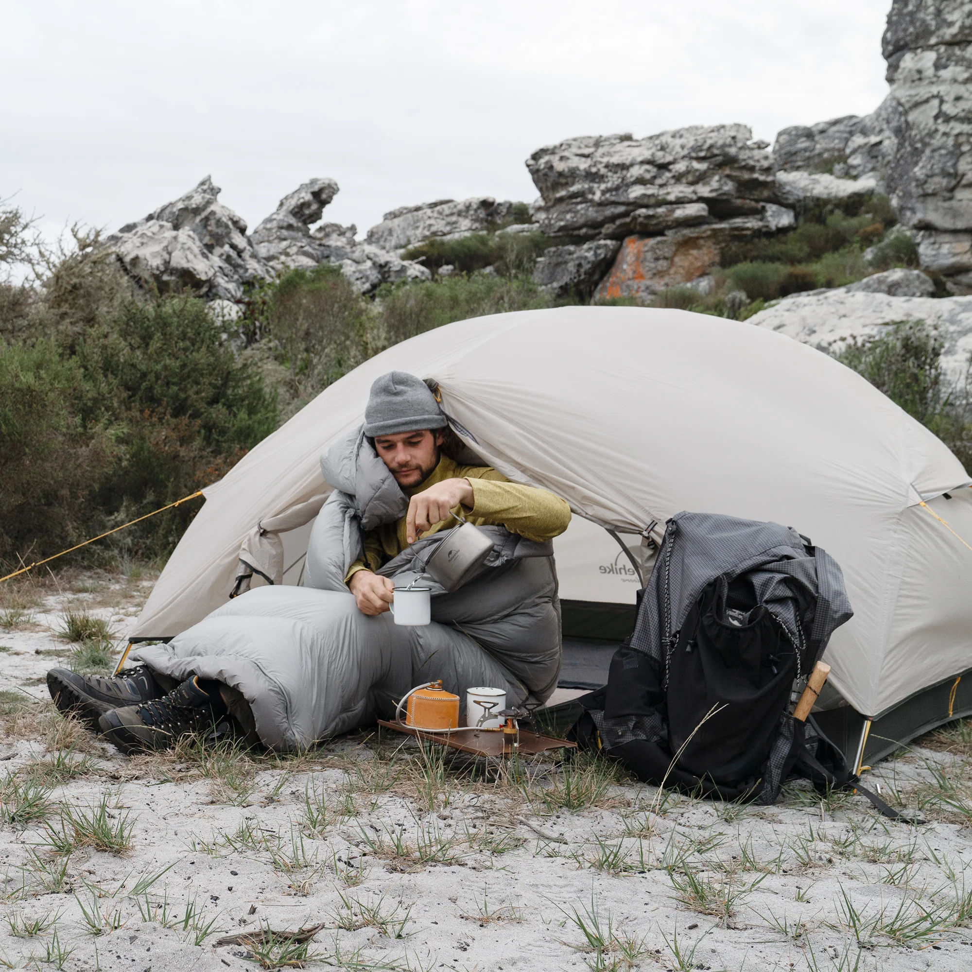 RM Hooded Envelope Cotton Sleeping Bag - Image 7