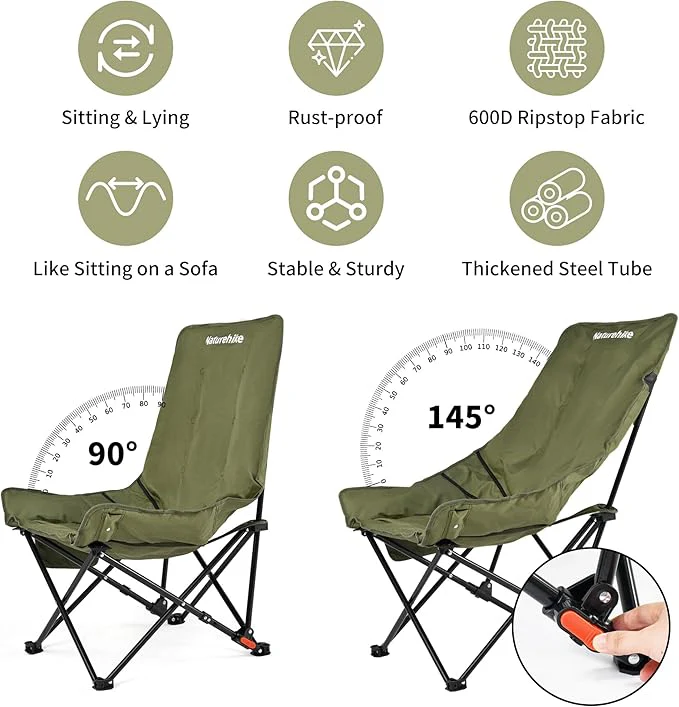 SeaStar™ High-Back Padded Camping Chair - Image 5