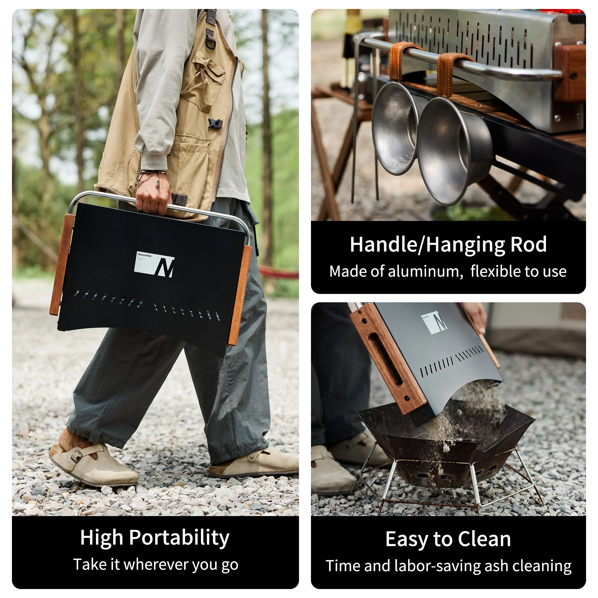 SmokeTrail™ Portable Tabletop Charcoal Grill - Image 4