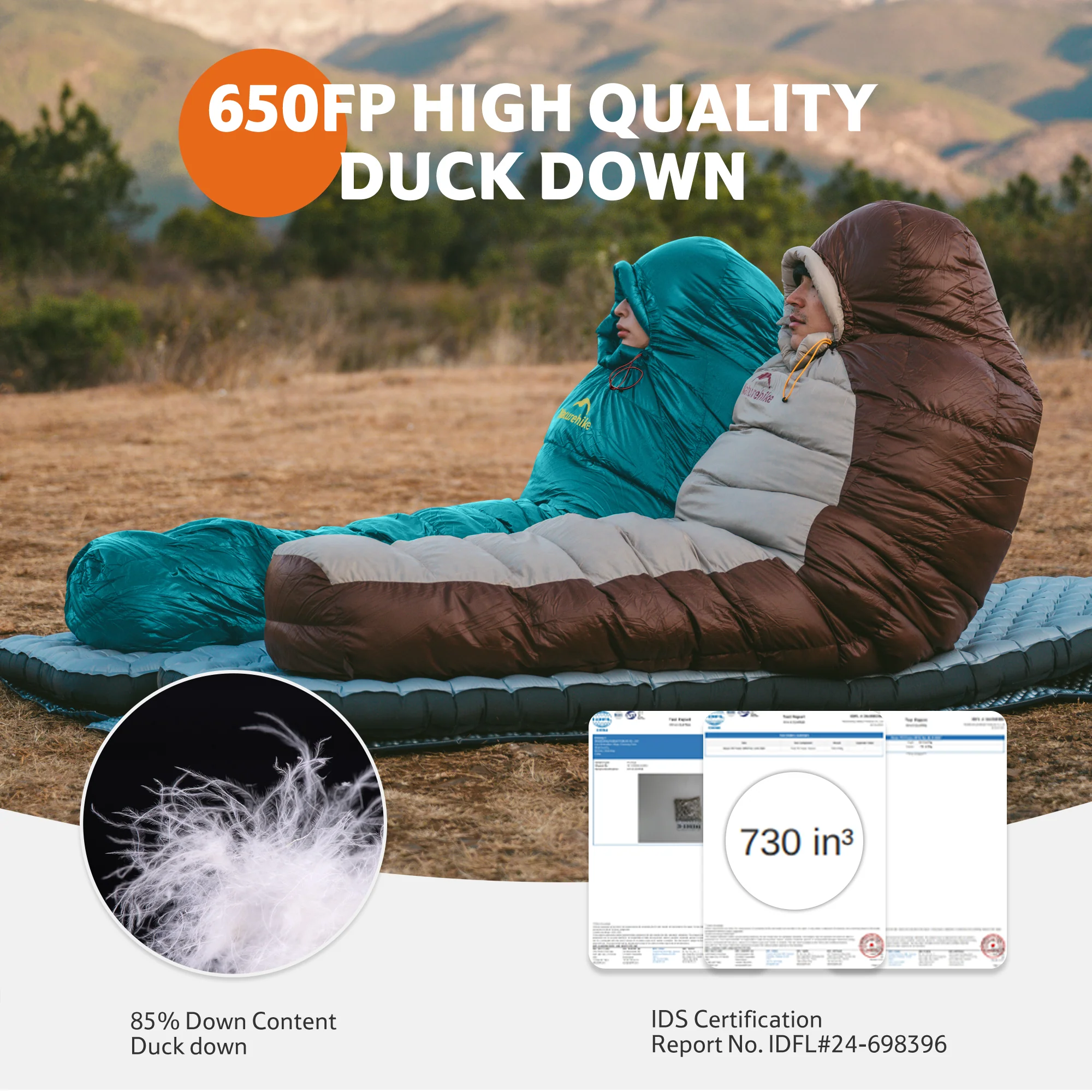Snowbird™ SP550 Down Mummy Sleeping Bag 29.3°F / -1.5°C - Image 4