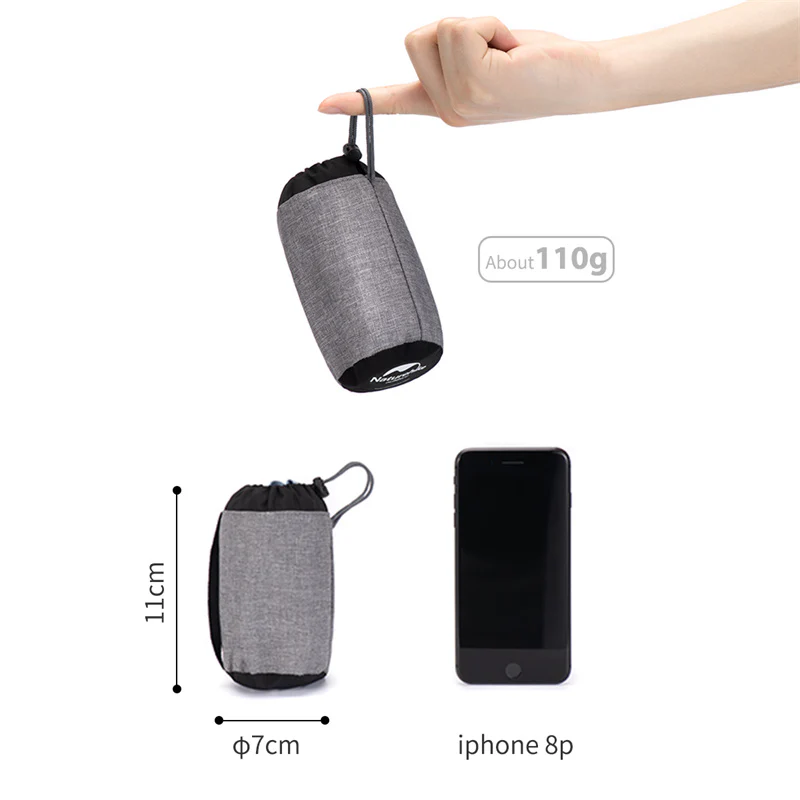 Soft TPU Flocked Inflatable Camping Pillow - Image 6