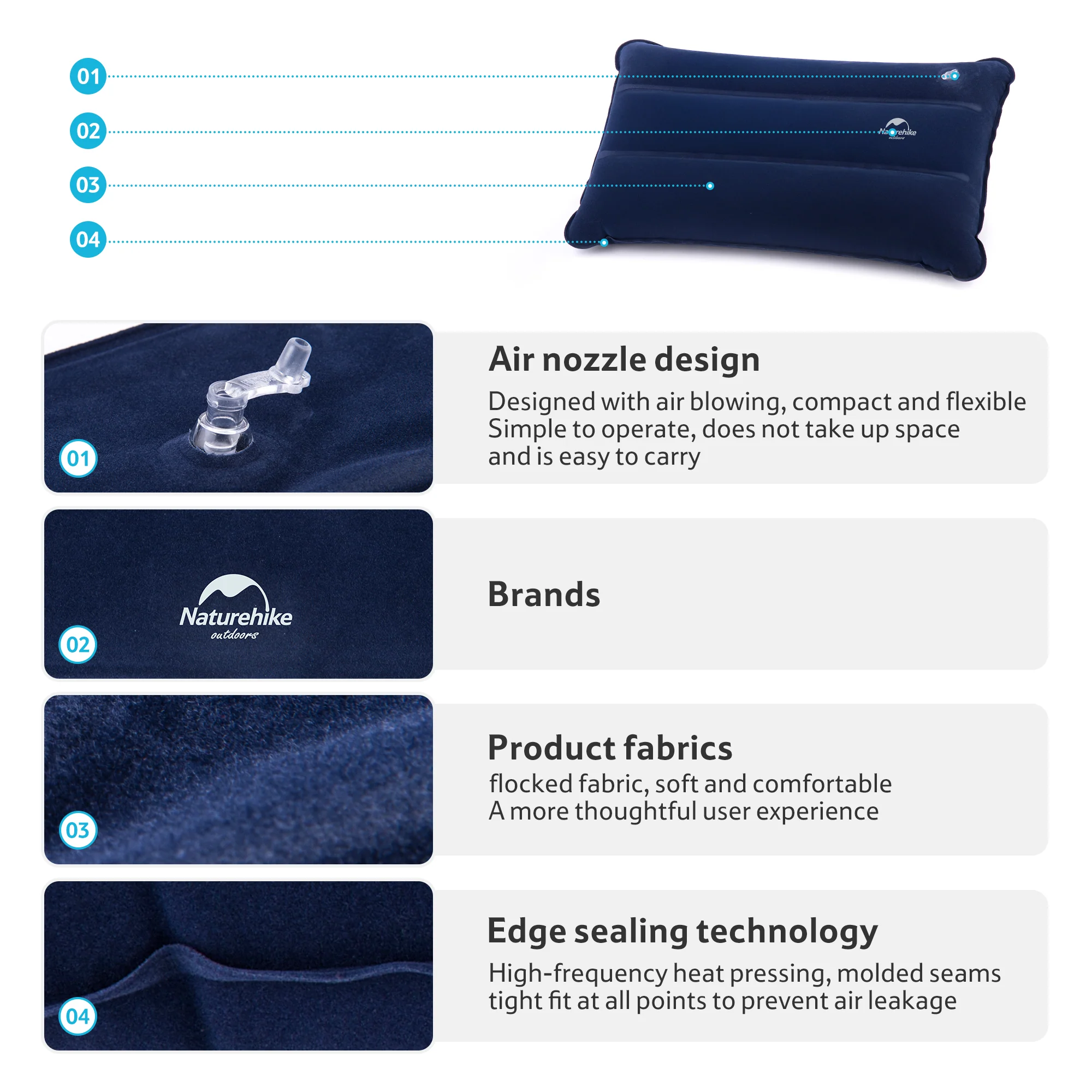 Square Inflatable Pillow - Image 4