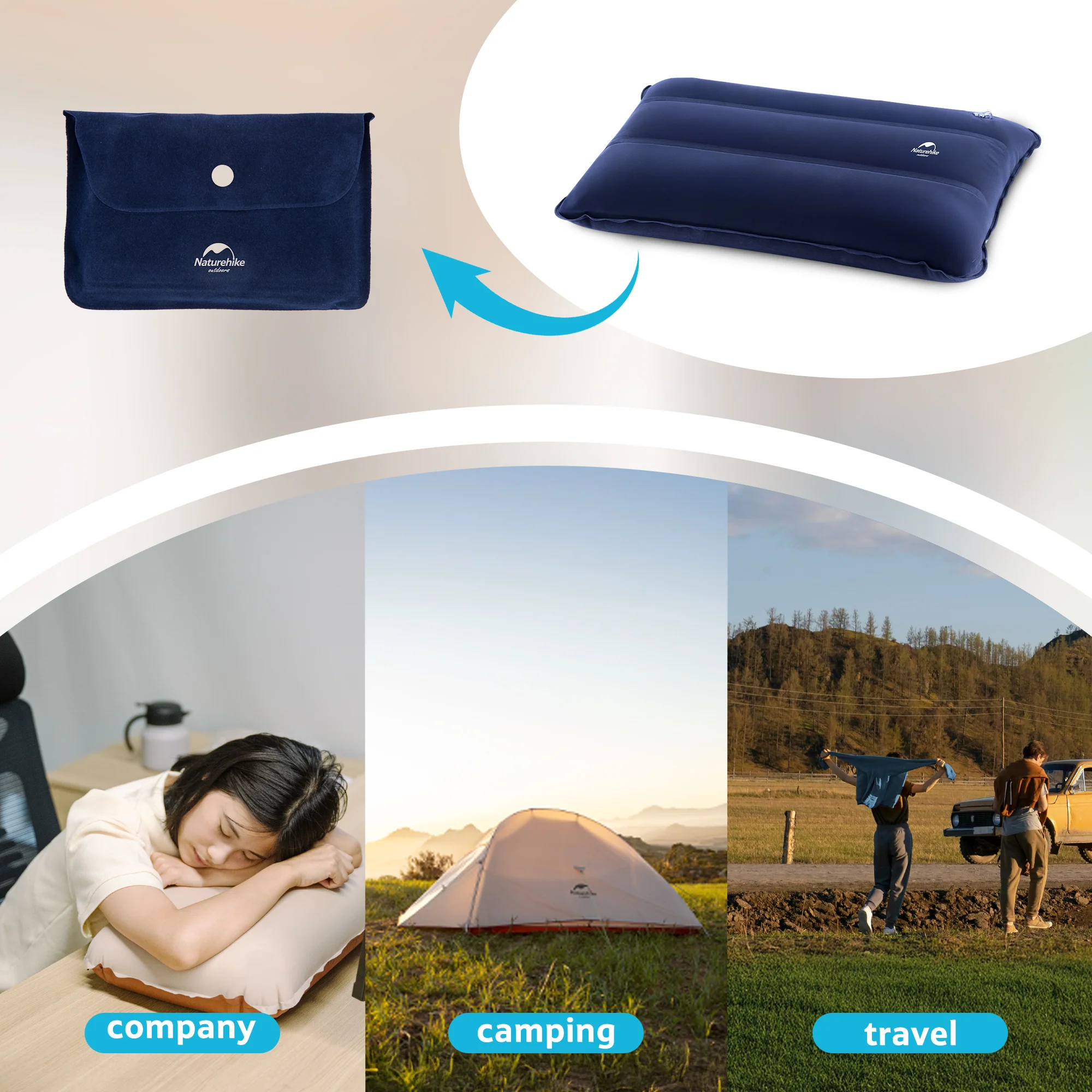 Square Inflatable Pillow - Image 7