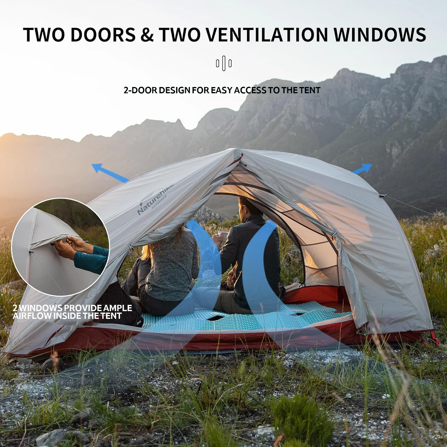 Star River™ 2-Person Ultralight Backpacking Tent - Image 4