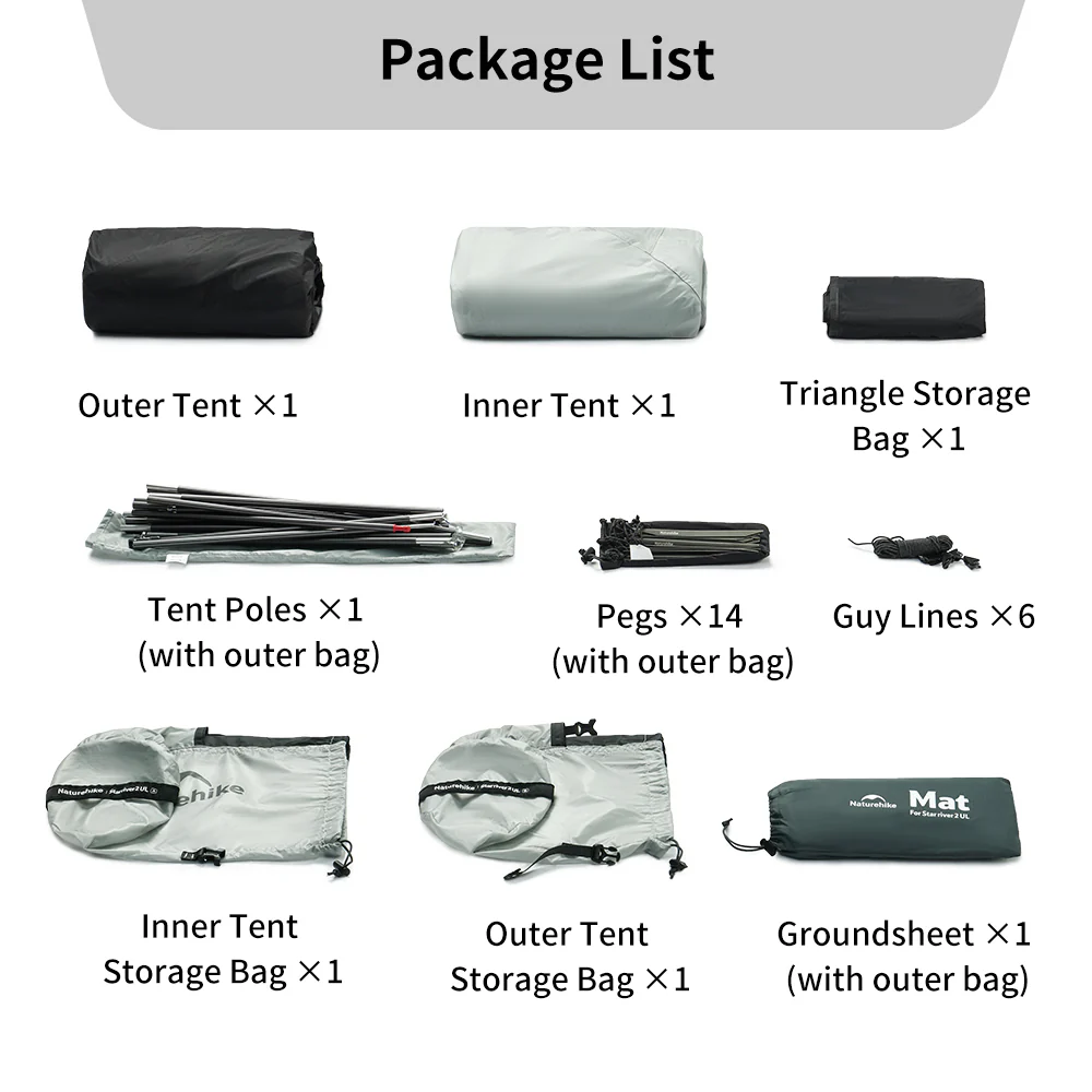 Star River™ UL 2-Person Ultralight Backpacking Tent - Image 14