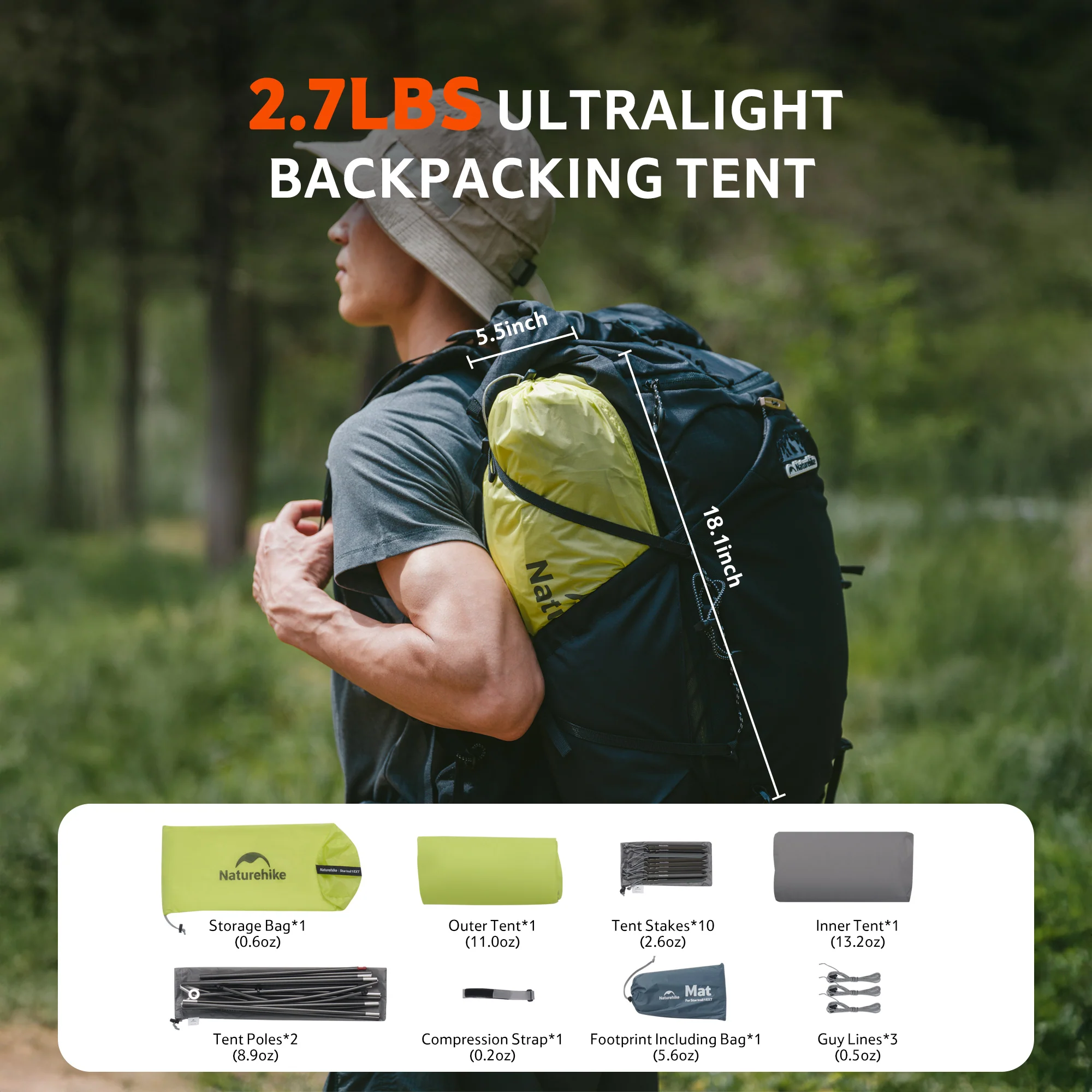 Star Trail™ EXT 2-Person Ultralight Backpacking Tent - Image 4