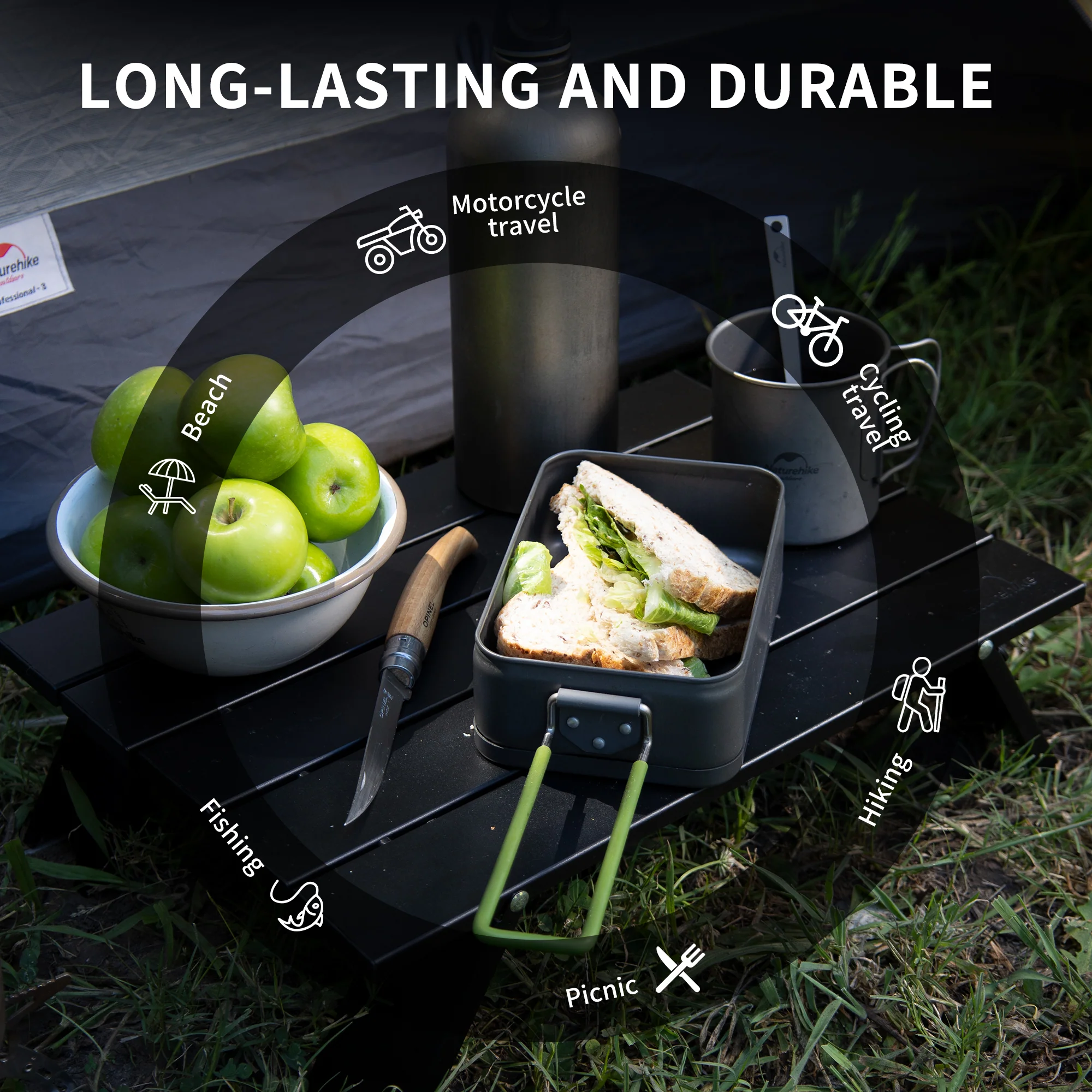 StarCore™ Aluminum Folding Camping Table - Image 7