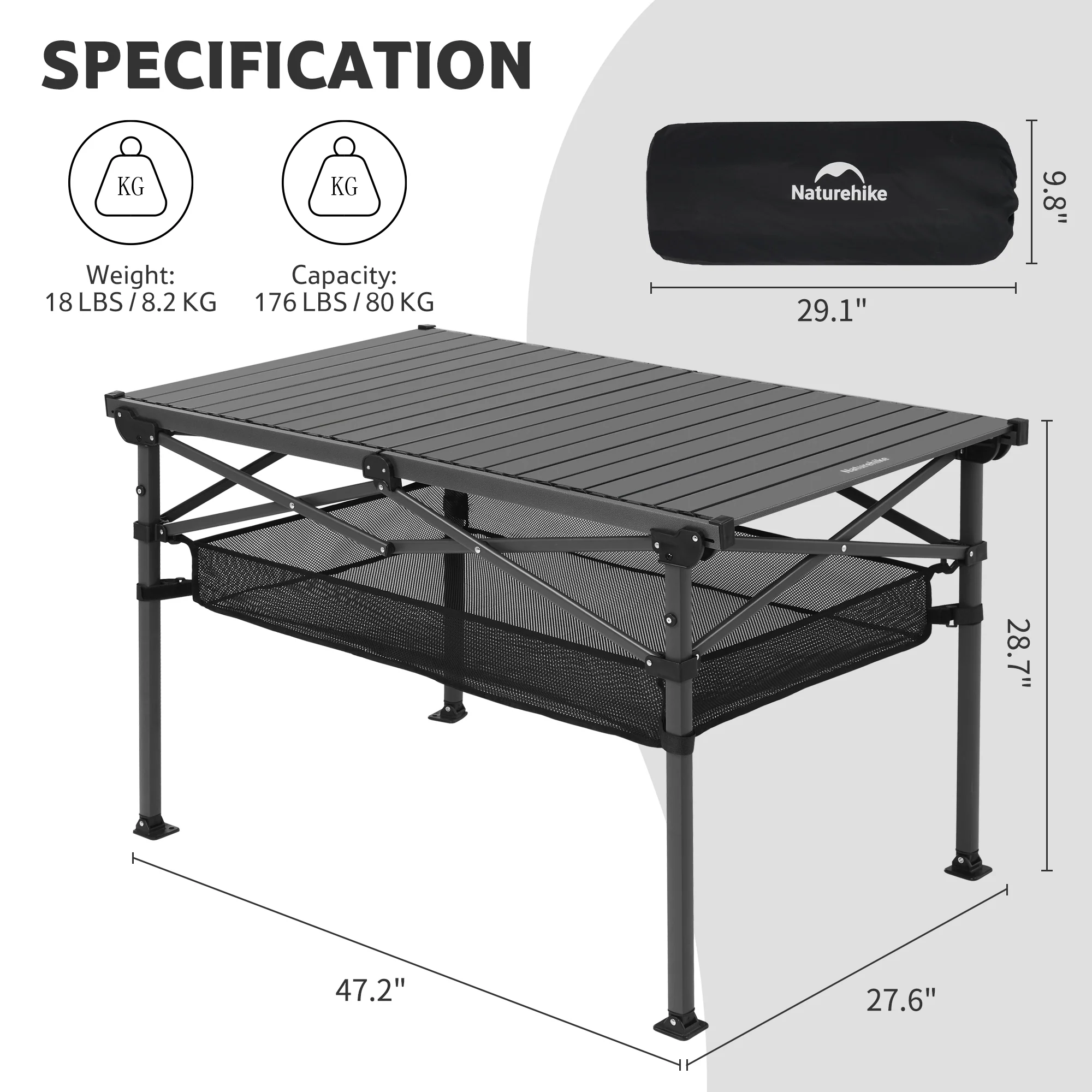 StarCore™ H01 Portable Folding Camping Table - Image 5