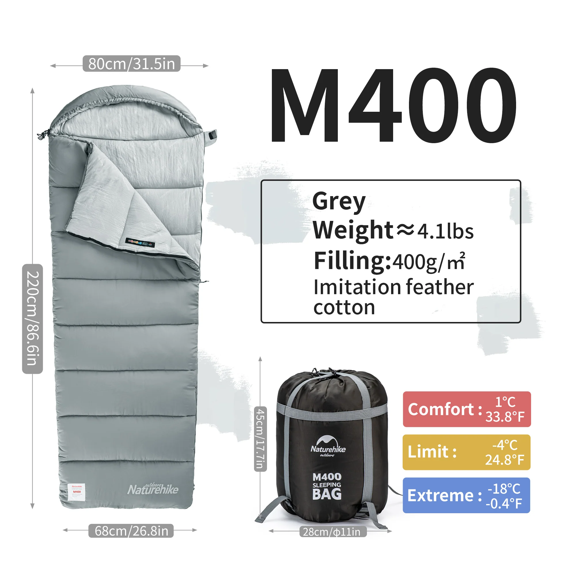SunTherm™ M300 Synthetic Sleeping Bag 43°F / 6°C - Image 13