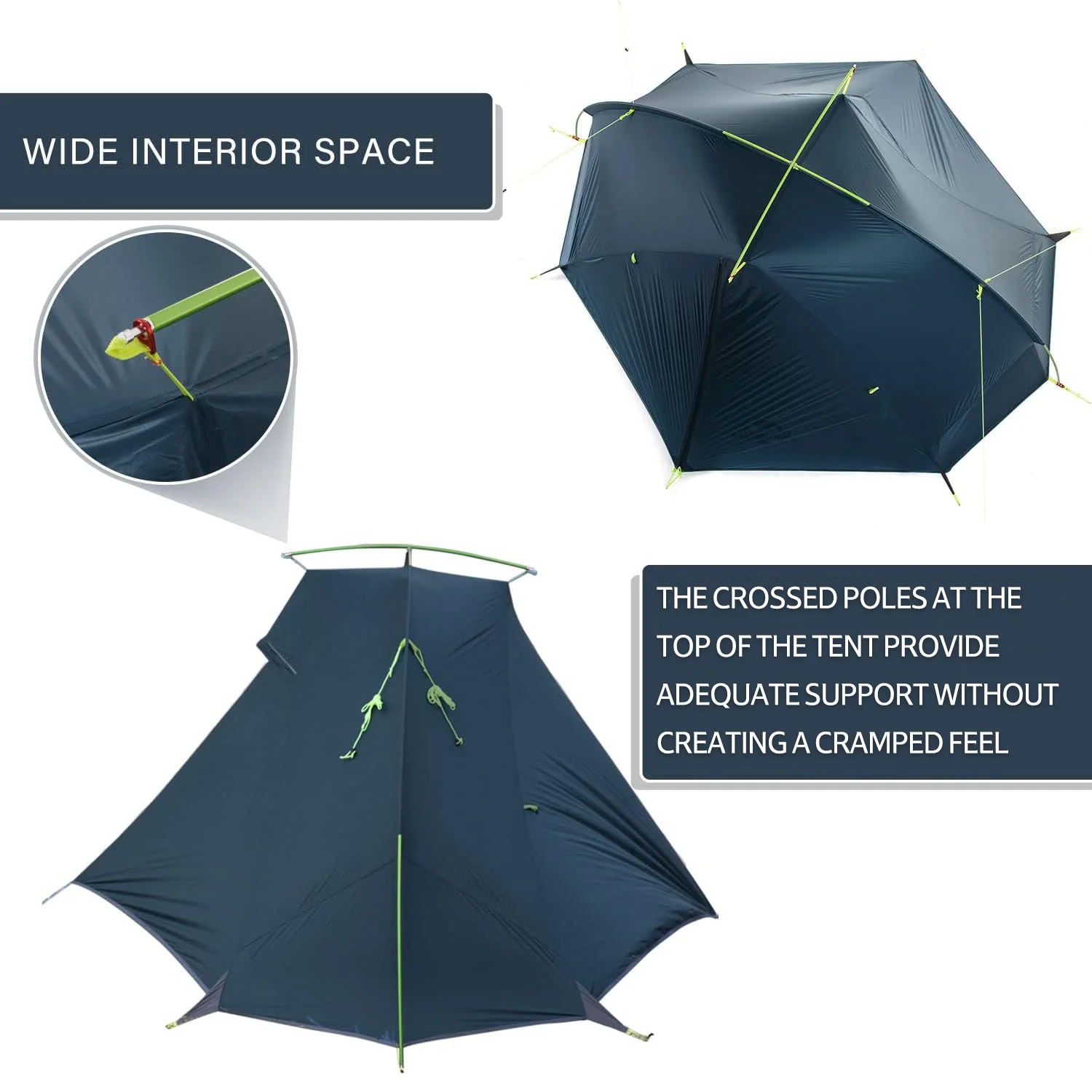 Tagar™ 1-Person Ultralight Backpacking Tent - Image 4