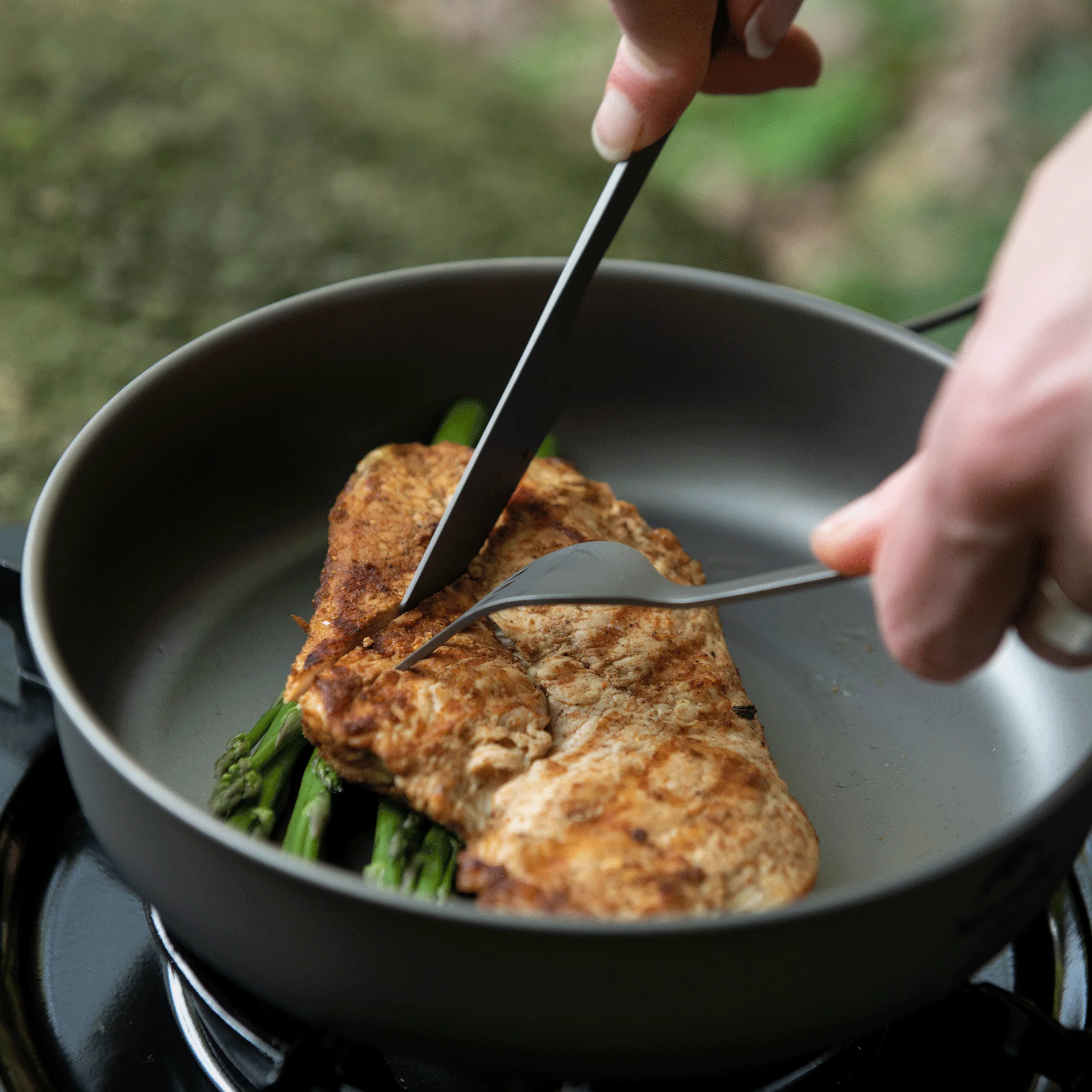 Titanium Camping Cutlery Set - Image 5