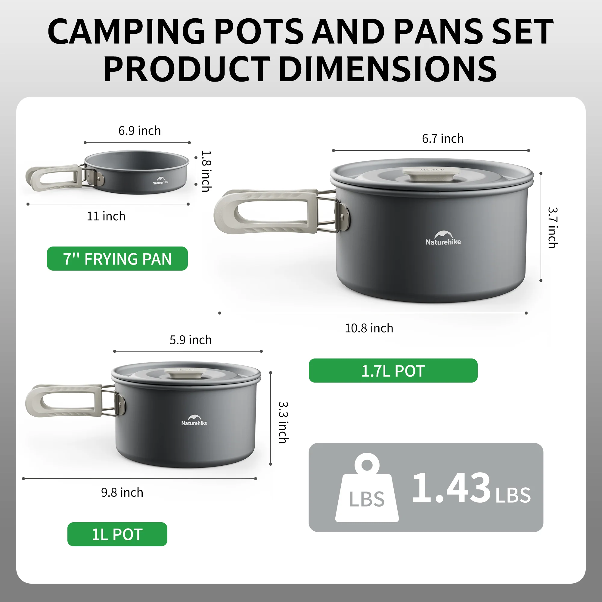 TrailCook™ Camping Aluminum Cookset - Image 10