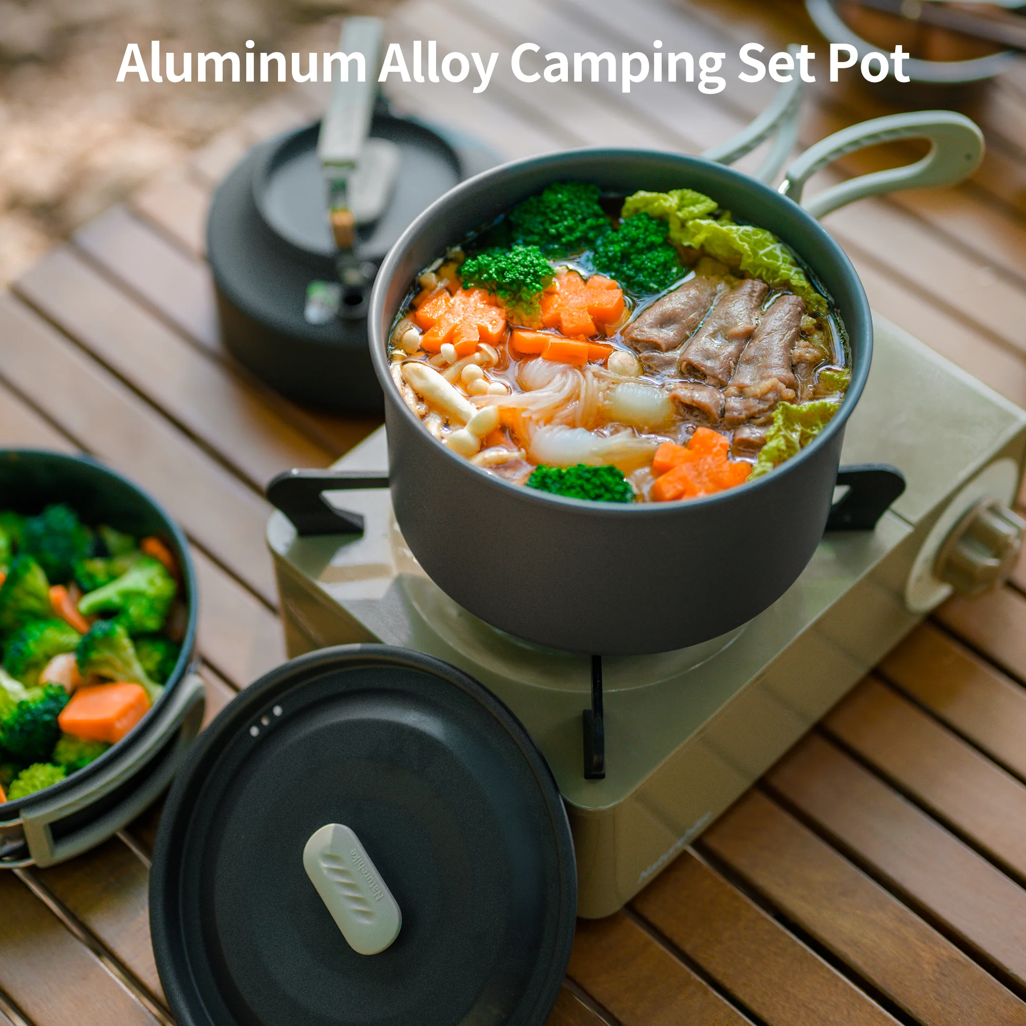 TrailCook™ Camping Aluminum Cookset - Image 4
